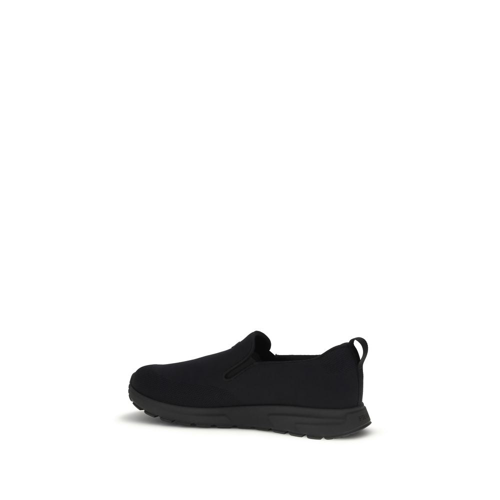 Black Fabric Sneakers