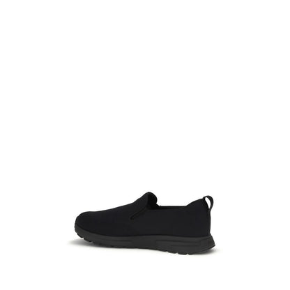 Black Fabric Sneakers