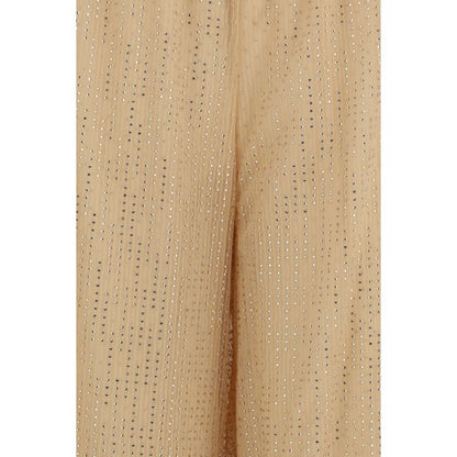 Multicolor Polyester Casual Pants