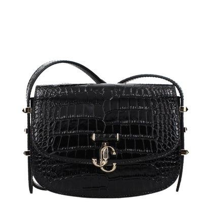 Black Leather Crossbody Bag