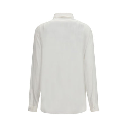 White Silk Dress Shirt