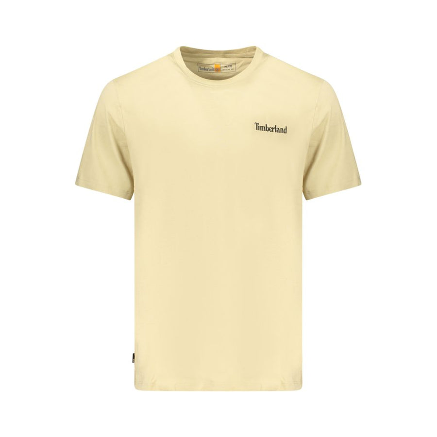 Beige Cotton Men's T-Shirt
