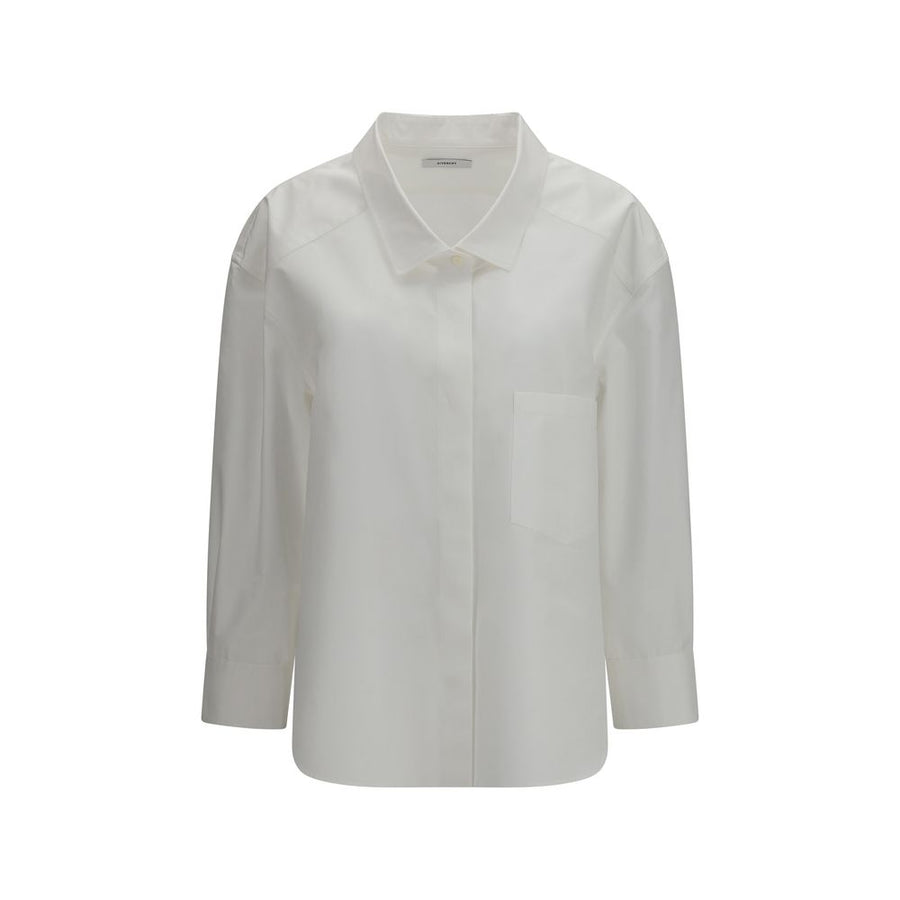 White Cotton Dress Shirt