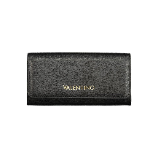 Black Polyurethane Women's Wallet