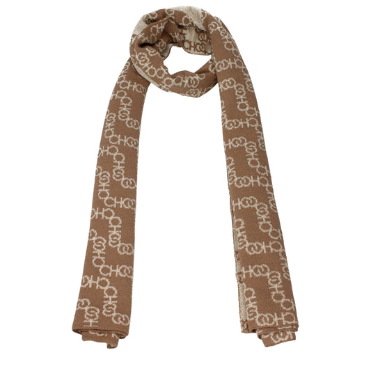 Brown Acetate Scarf