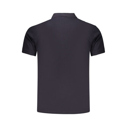Blue Cotton Men's Polo Shirt