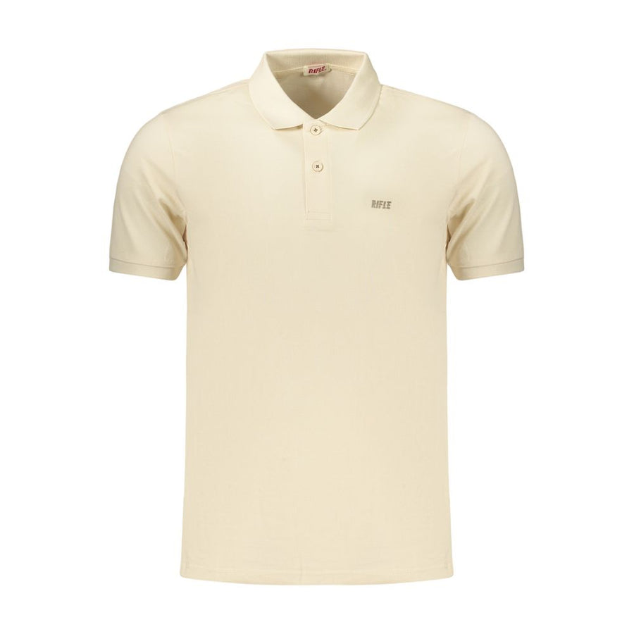 Beige Cotton Men's Polo
