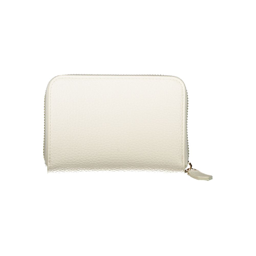 Bianco Poliuretano Donna Wallet