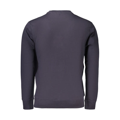 Blue Cotton Men's Sweatshirt