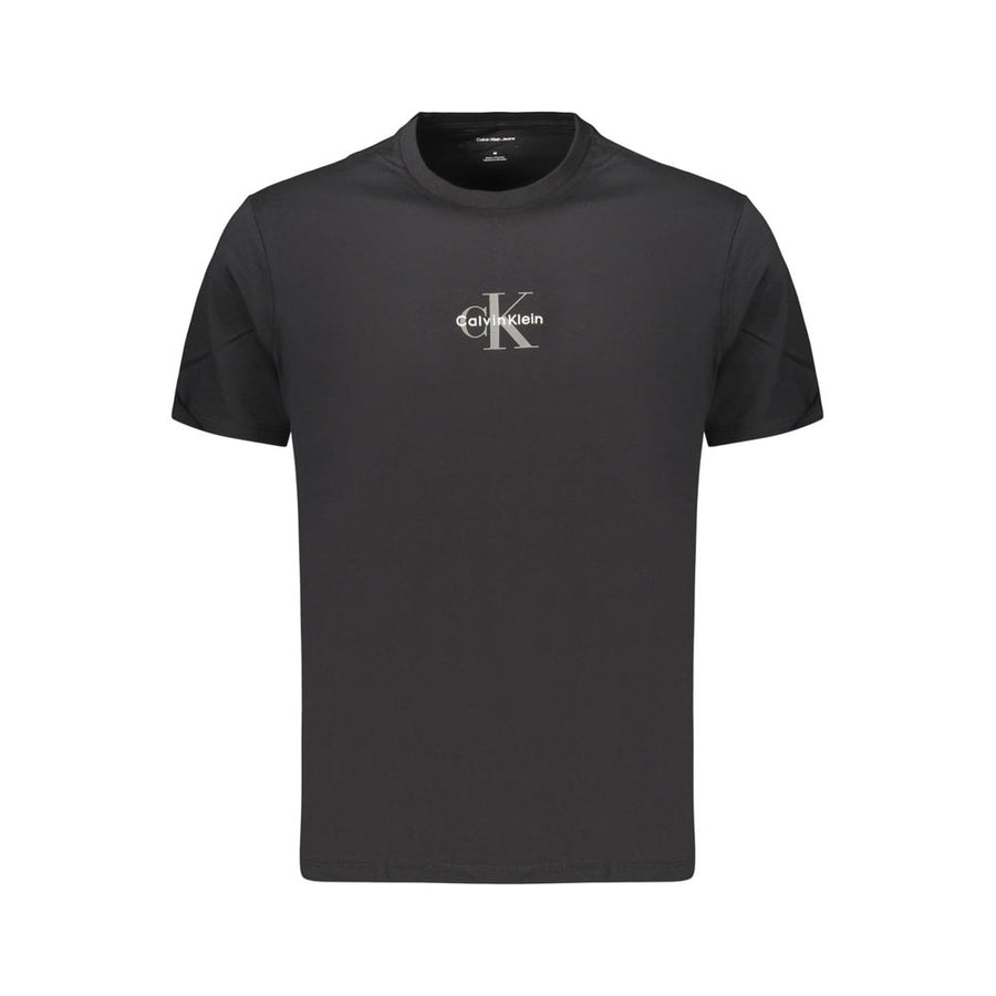 Black Cotton Men's T-Shirt