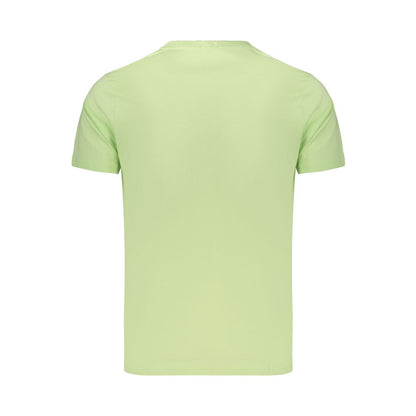 Green Cotton Men's T-Shirt