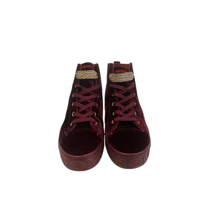 Red Fabric Women Sneaker