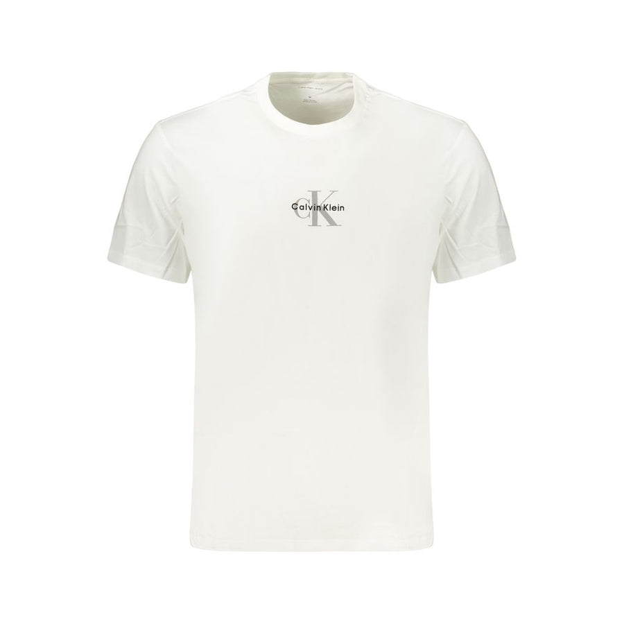 White Cotton Men's T-Shirt