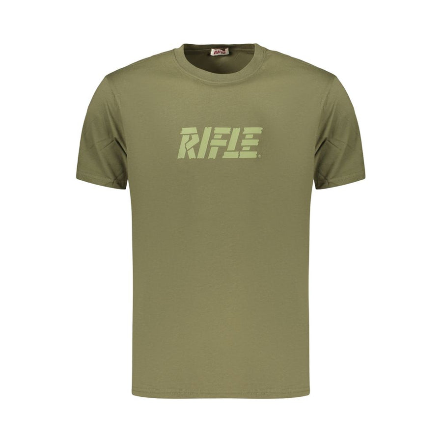 Verde Cotton Uomo T-Shirt