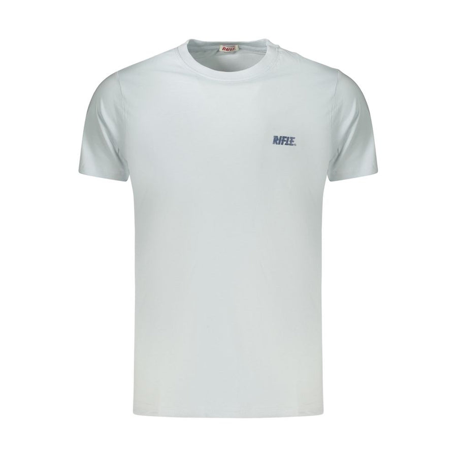 Light Blue Cotton Men's T-Shirt