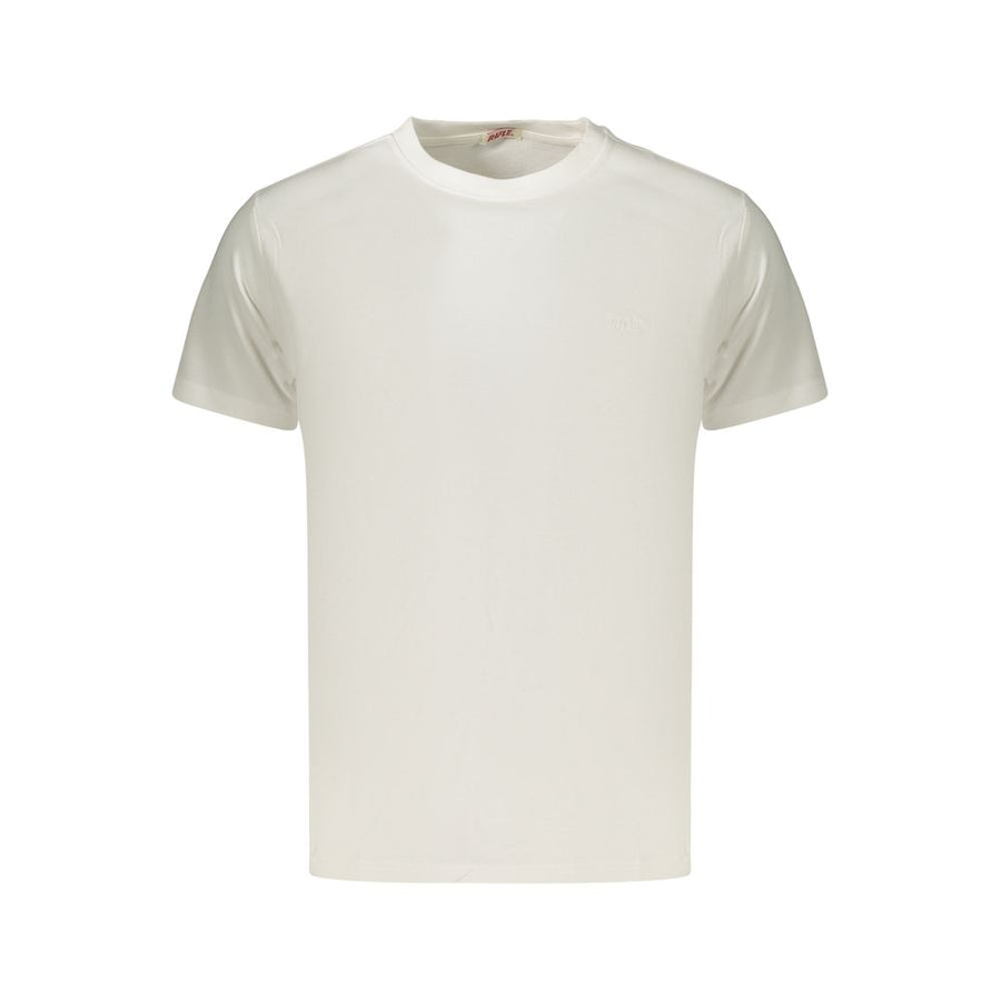 White Cotton Men's T-Shirt