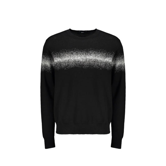 Black Cotton Sweatshirt