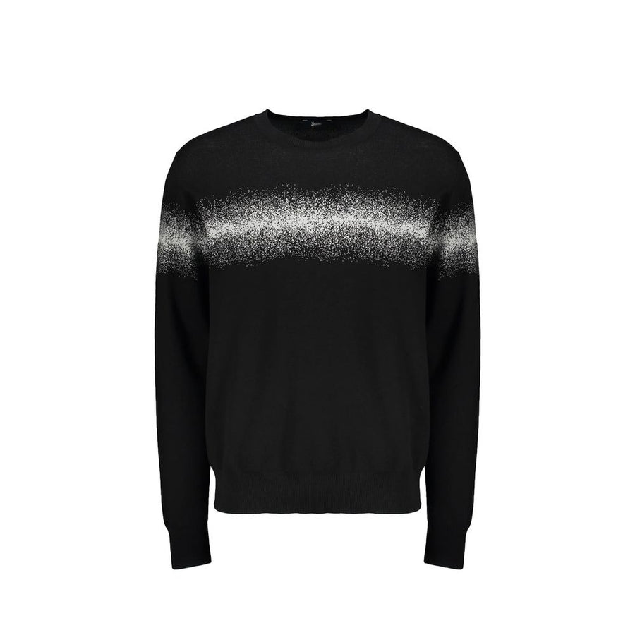 Black Cotton Sweatshirt