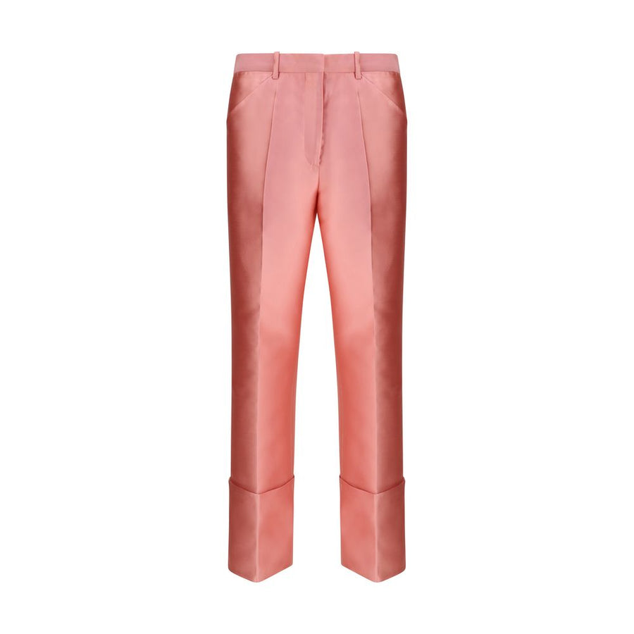 Multicolor Polyester Casual Pants
