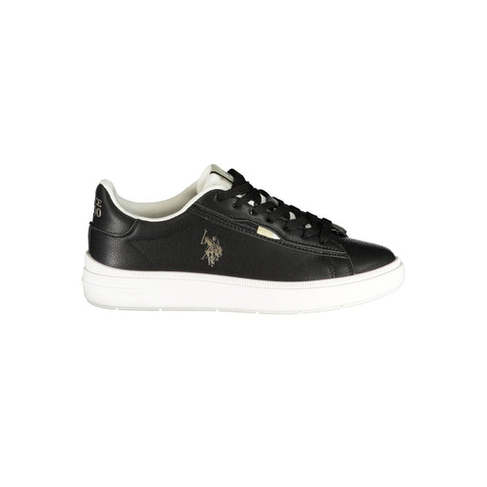 Nero Polyurethane Women's Sneaker