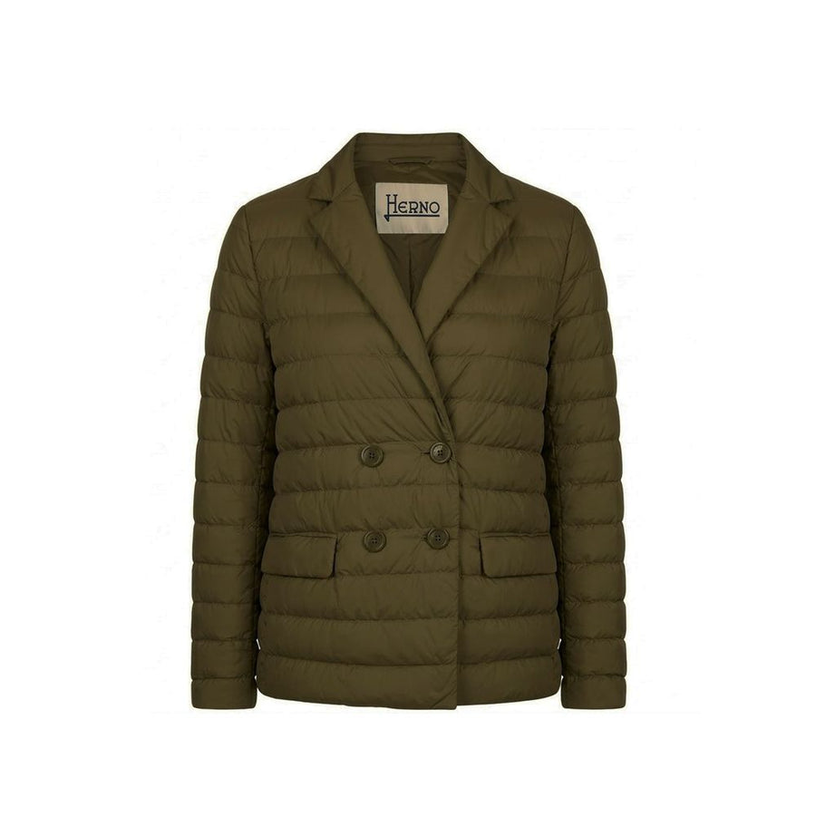 Bicolor Polyamide Full-Length Jacket