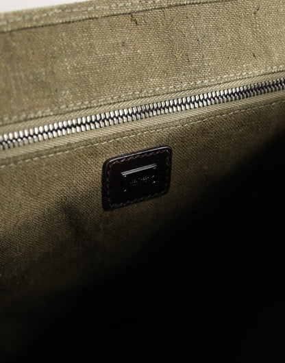 Military Green Two Tone Messenger Shoulder Borse Men Bag