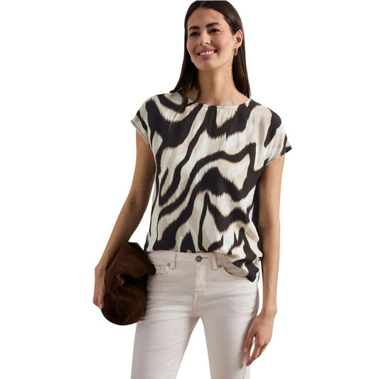 Brown Viscose T-Shirt