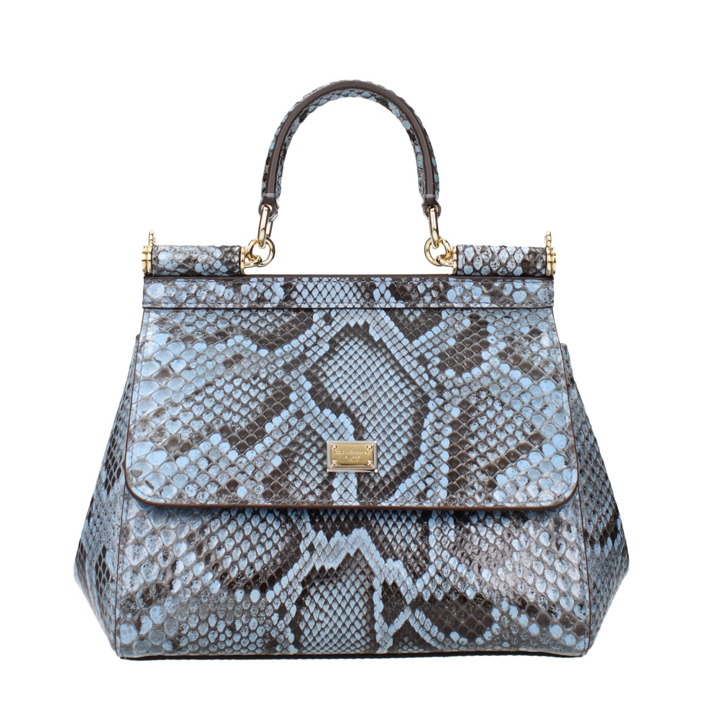 Light Blue Skin Handbag