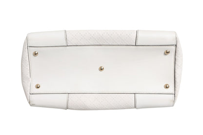 Medium Diamante Leather Boston Bag