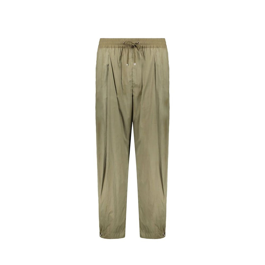 Bicolor Elastane Casual Pants