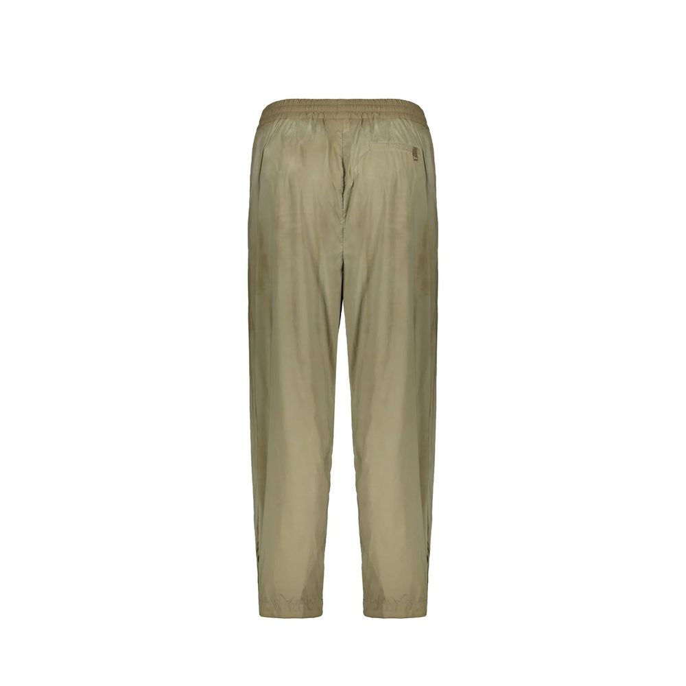 Bicolor Elastane Casual Pants