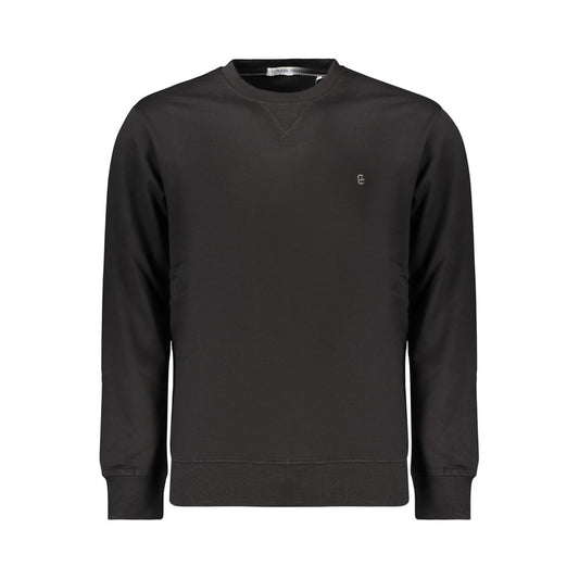Black Cotton Men's Sweatshirt