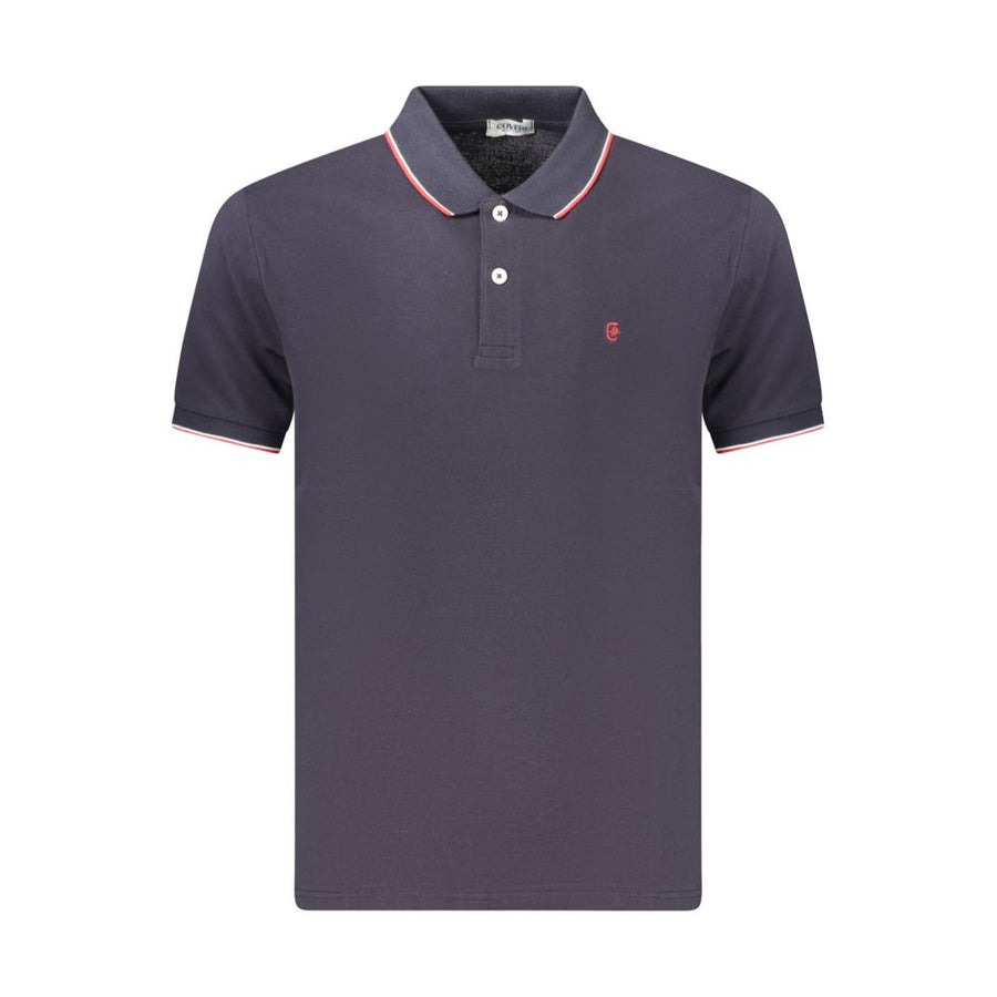 Blue Cotton Men's Polo