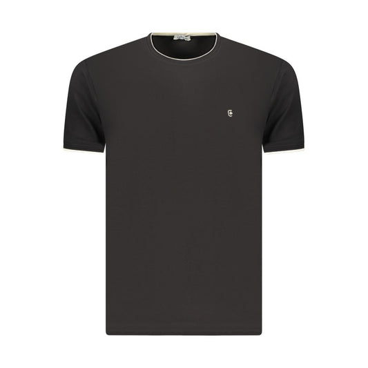 Black Cotton Men's T-Shirt