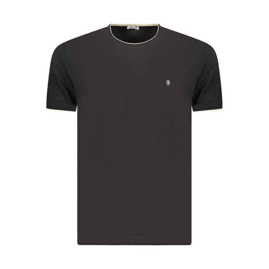 Black Cotton Men's T-Shirt