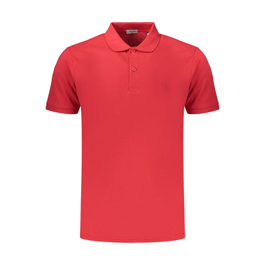 Red Cotton Men's Polo