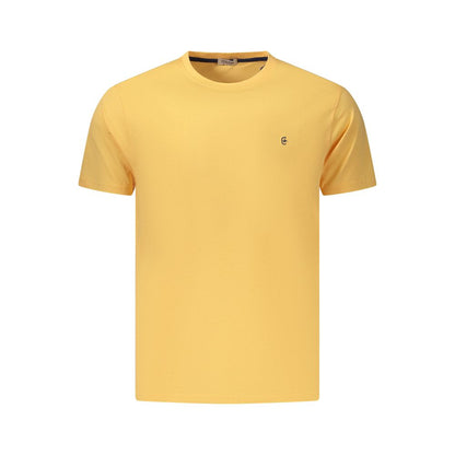 Orange Cotton Mens T-Shirt