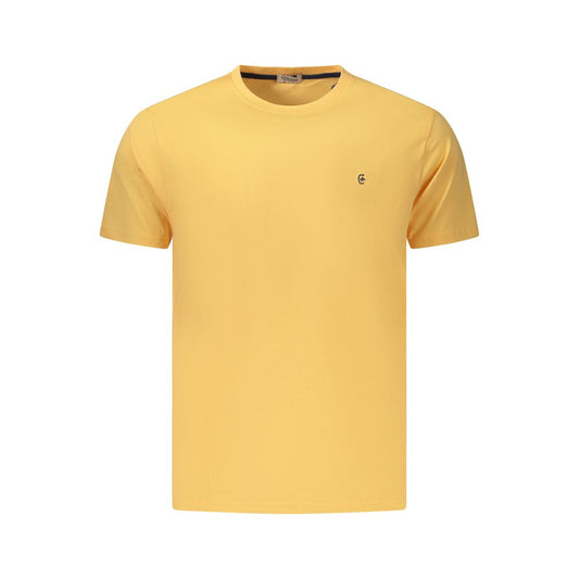Orange Cotton Mens T-Shirt