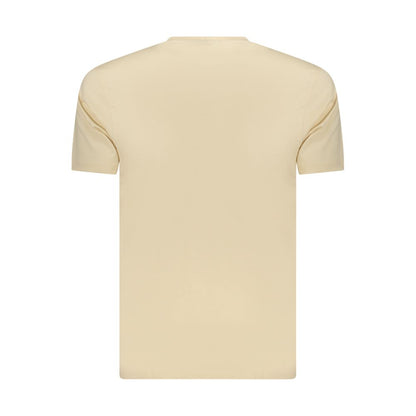 Beige Cotton Men's T-Shirt