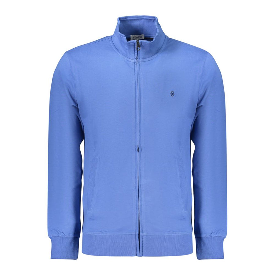 Blue Cotton Men's Sweatshirt