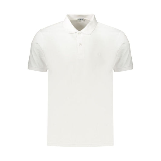 White Cotton Polo Shirt