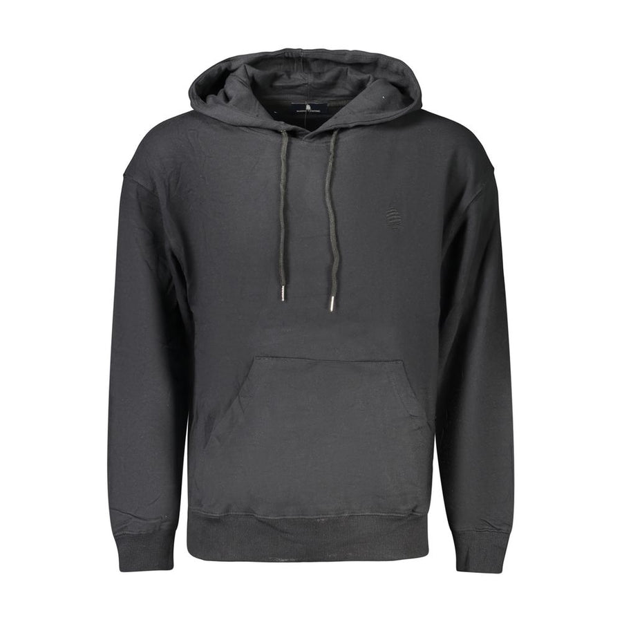Black Cotton Men's Sweatshirt