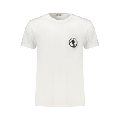 White Cotton Men's T-Shirt