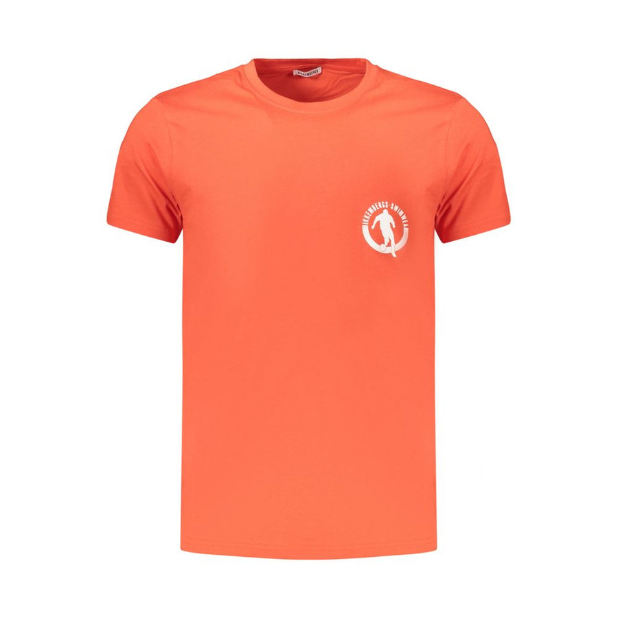 Orange Cotton Men's T-Shirt