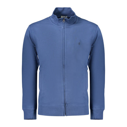 Blue Cotton Men's Sweatshirt