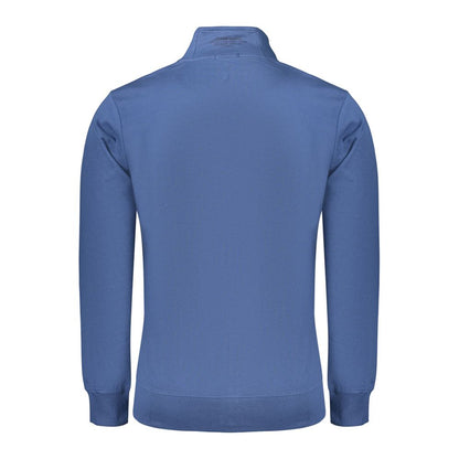 Blue Cotton Men's Sweatshirt