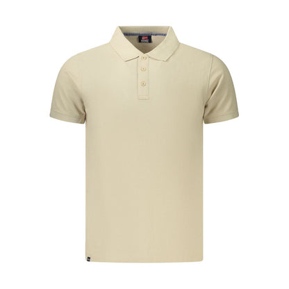 Beige Cotton Men's Polo