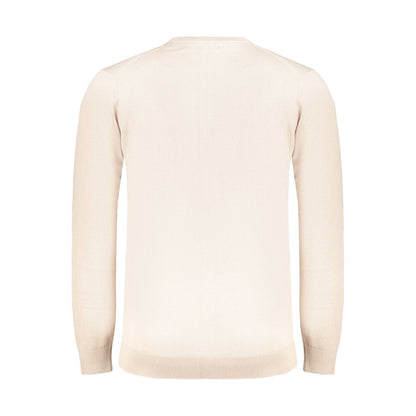 Beige Cotton Men's Sweater