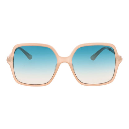 Beige Plastic Sunglasses