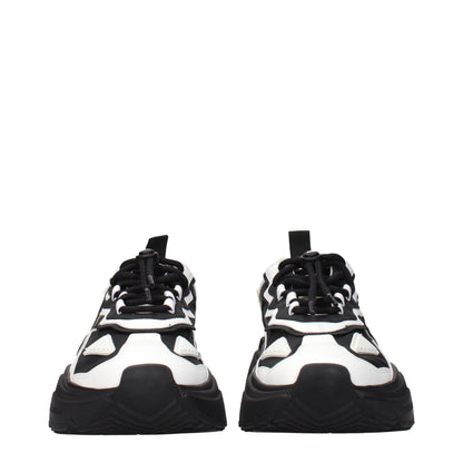White Leather Chunky Sneakers